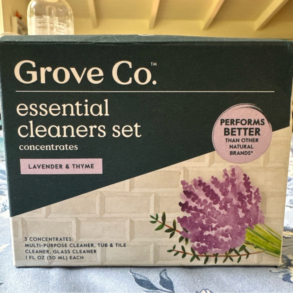 Grove Co. Collaborative Essential Cleaners Lavender &Thyme 3 pack NEW